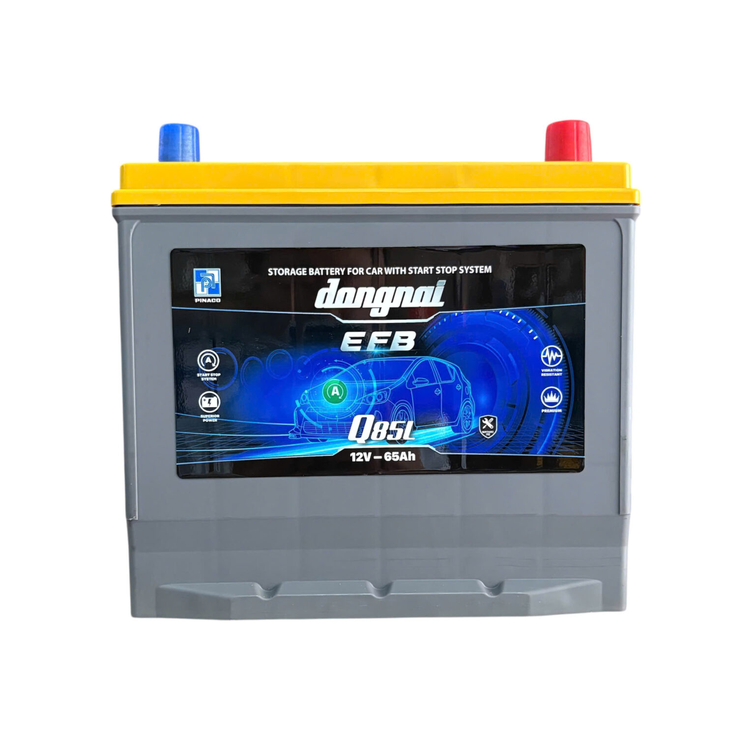 Ắc quy đồng nai khô Q85 12v 65Ah Cho xe Mazda