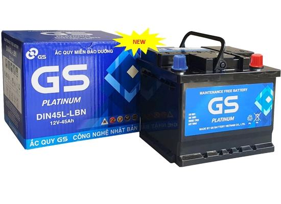 Ắc quy GS 12V 45AH DIN45